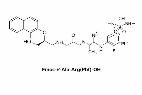 Fmoc-β-Ala-Arg(Pbf)-OH Σύνθεση πεπτιδίων σε στερεά φάση