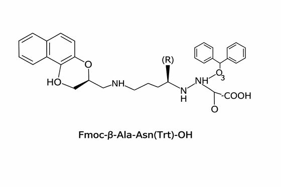 Fmoc-β-Ala-Asn(Trt)-OH Διπεπτίδιο για Πεπτιδοσύνθεση